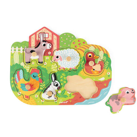 Happy Farm Peg Puzzle