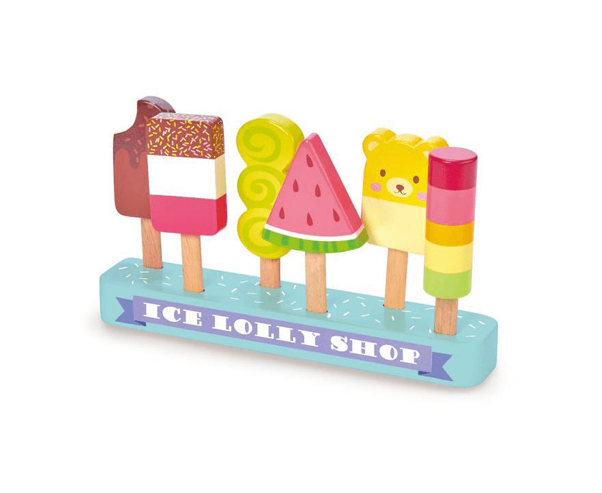 wooden ice creams