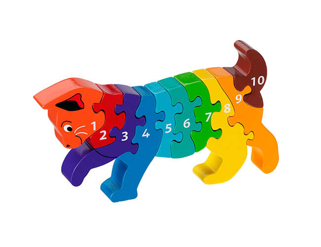wooden children's puzzle toy