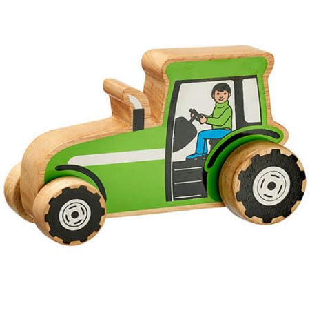 Wooden Tractor Push Along Toy