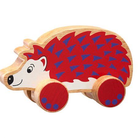 Wooden Hedgehog Push Along Toy