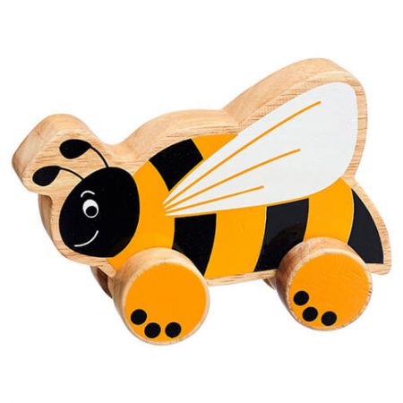 Wooden Bee Push Along Toy
