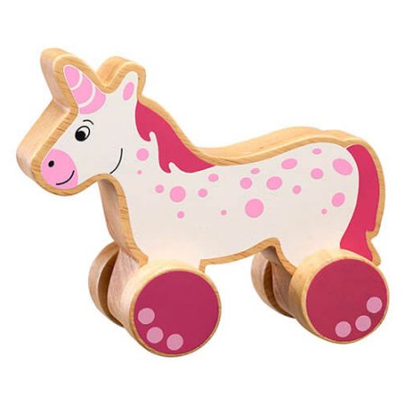 Wooden Unicorn Push Along Toy