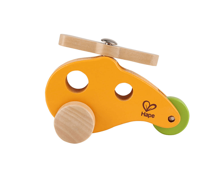 wooden helicopter toy