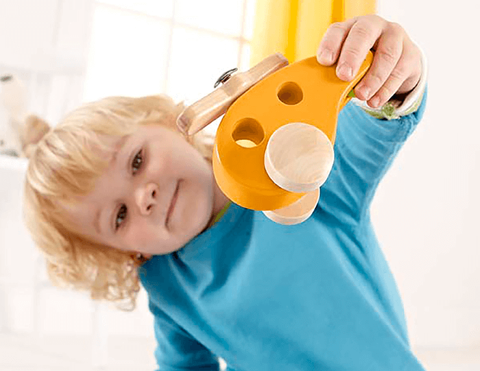 wooden helicopter toy