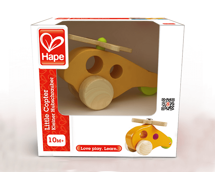 wooden helicopter toy