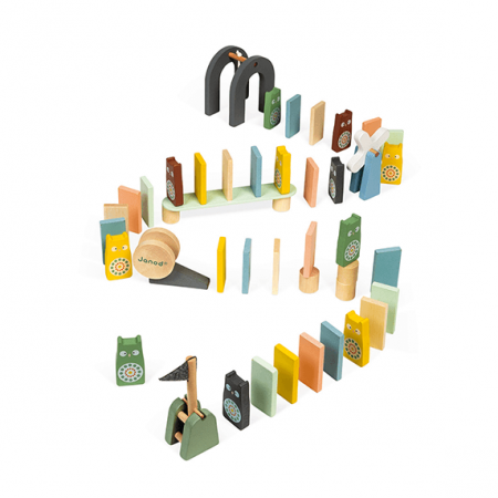 wooden dominos game toy