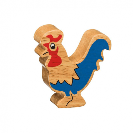 wooden rooster animal toy