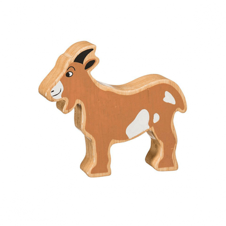 wooden goat animal toy