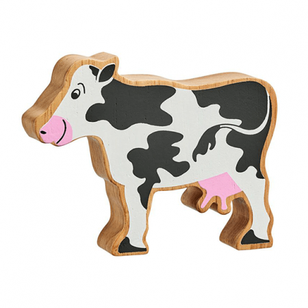 wooden cow animal toy