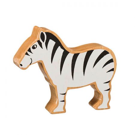 Wooden Black & White Zebra Toy
