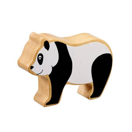 Wooden Black & White Panda Toy