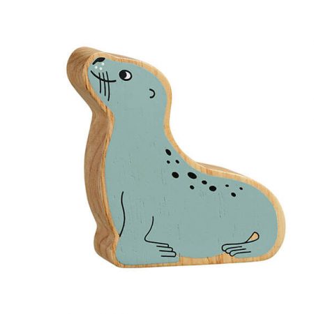 Wooden Grey Sea Lion Toy
