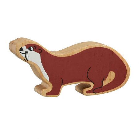 Wooden Brown Otter Toy