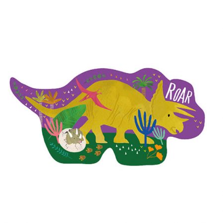 Dinosaur 12 Piece Shaped Jigsaw Puzzle