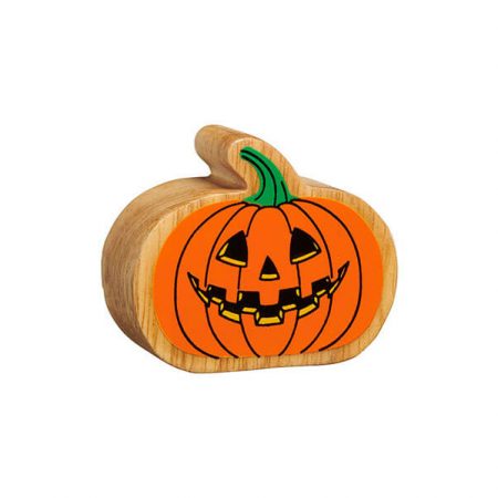 Wooden Orange Pumpkin Toy