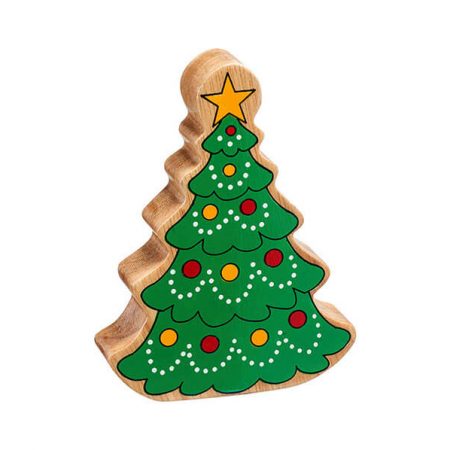 Wooden Green Christmas Tree Toy