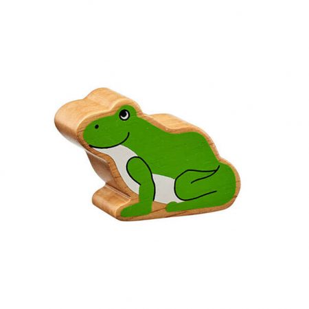 Wooden Green Frog Toy