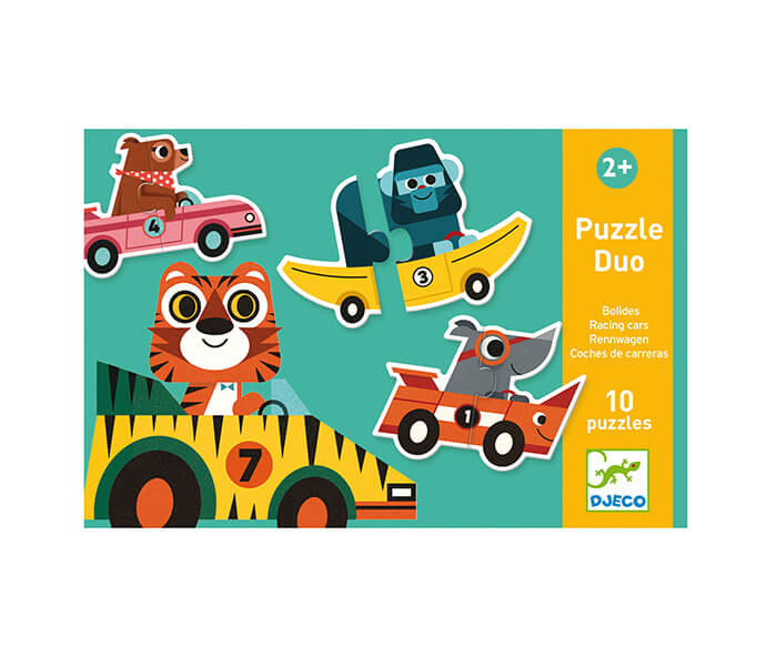 Duo Jigsaw Puzzle - Racing Cars - Image 2