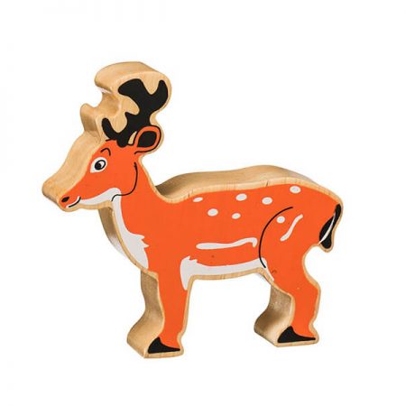 Wooden Brown Deer Toy