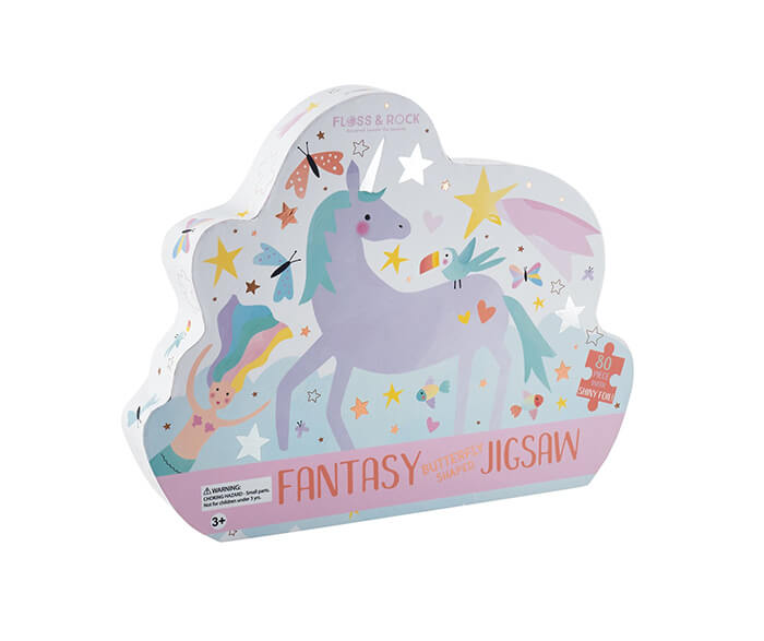 Fantasy 80 Piece "Butterfly" Shaped Jigsaw Puzzle - Image 2
