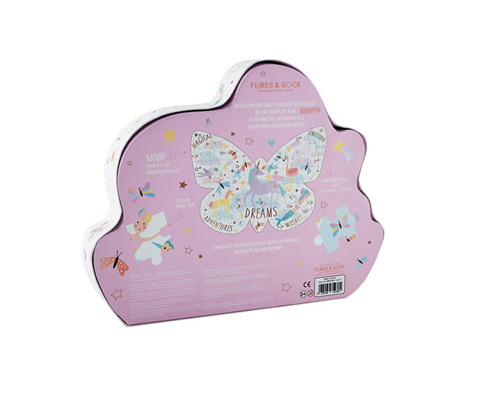 Fantasy 80 Piece "Butterfly" Shaped Jigsaw Puzzle - Image 4