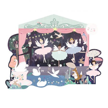 Enchanted 80 Piece "Theatre" Shaped Jigsaw Puzzle