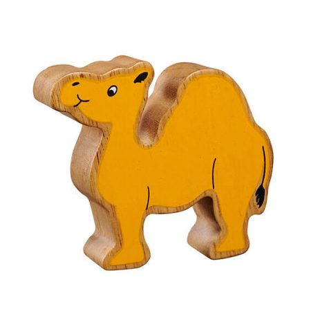Wooden Yellow Camel Toy