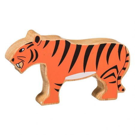 Wooden Orange Tiger Toy