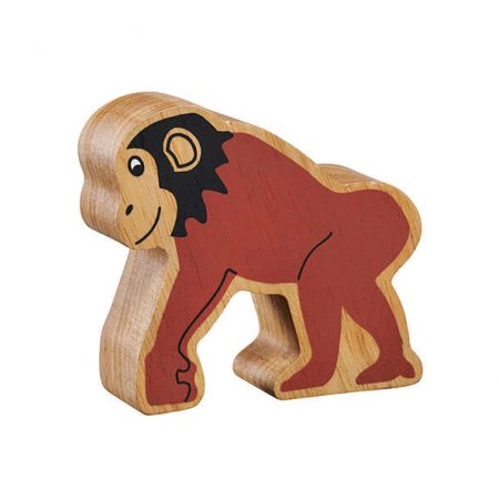 Wooden Brown Chimp Toy