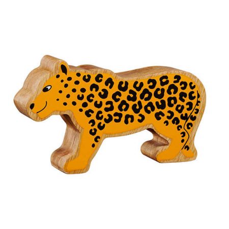 Wooden Yellow Leopard Toy