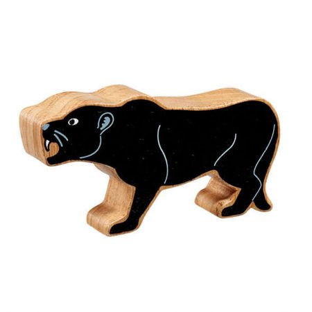 Wooden Black Panther Toy
