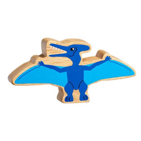 Wooden Blue Pteranodon Toy