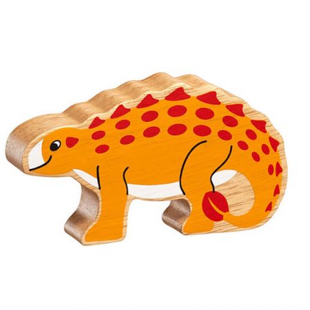 Wooden Yellow Saichania Toy