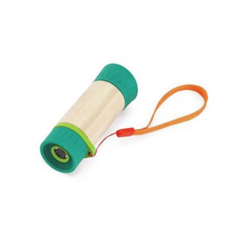 Nature Fun Wooden Bamboo Adjustable Telescope