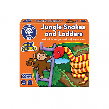 Jungle Snakes & Ladders Mini Game