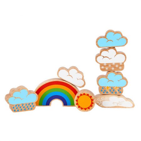 Wooden Weather Playset - 8 Figures