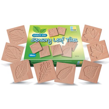 Match Me Sensory Leaf Tiles