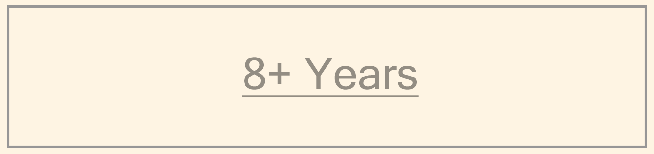 8+ years banner