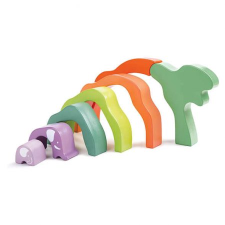 Safari Elephant Stacking Blocks