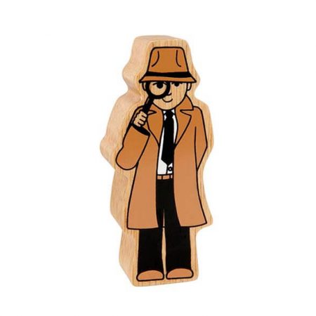Wooden Brown Detective Toy