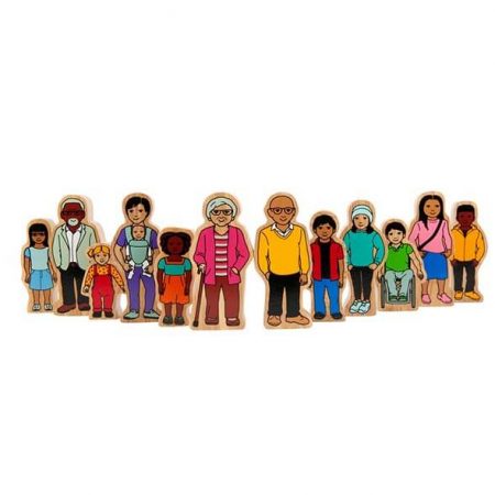Wooden Community Playset - 12 people