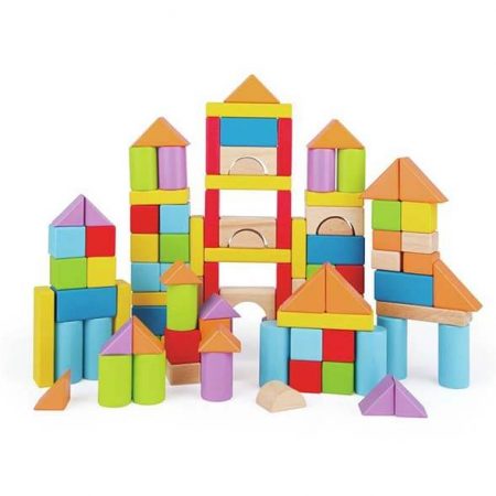 Wonderful Beech Blocks - 101 Pieces
