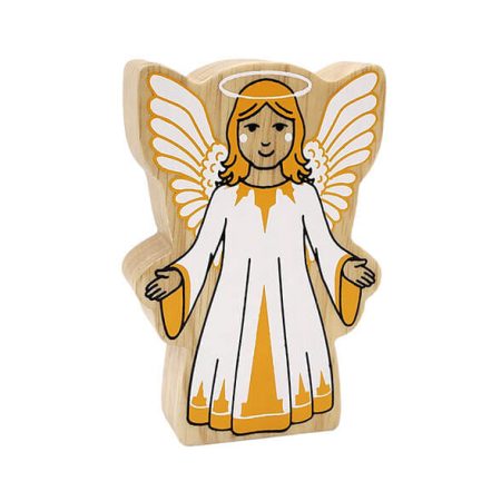 Wooden White Angel Toy