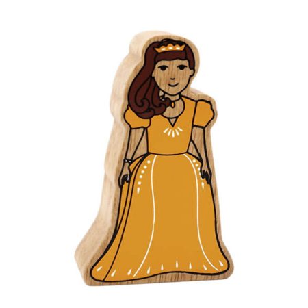 Wooden Yellow Princess Toy