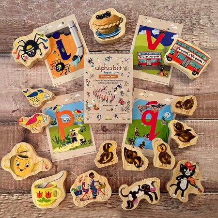 Alphabet Rhyme Time Picture Cards & Characters Sets 1 & 2