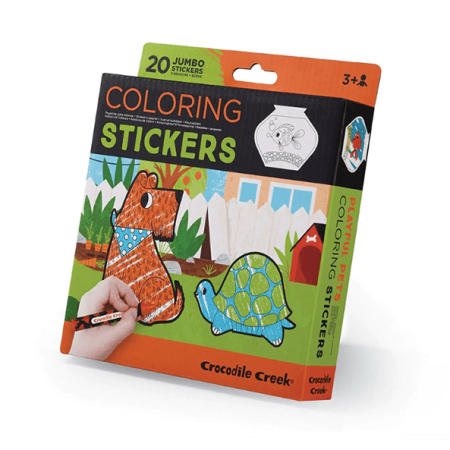 Colouring Stickers Playful Pets