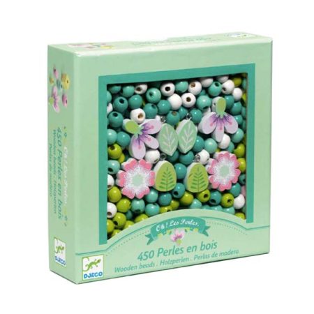 Wooden Beads - Flowers & Foliage