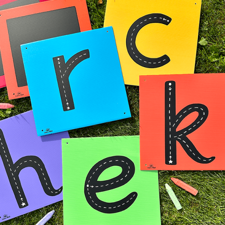 Alphabet Chalkboards Large - Set 2