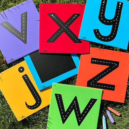 Alphabet Chalkboards Large - Set 5